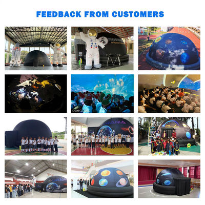 33ft Diameter 18.7ft Height Customizable Inflatable Planetarium Dome Portable Projection Dome for Schools and Planetariums