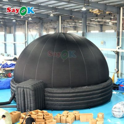 Sayok 100% Blackout Planetário inflável Dome com tecido de projeção profissional e tamanho personalizável para escolas e eventos