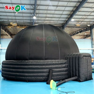 Sayok 100% Blackout Planetário inflável Dome com tecido de projeção profissional e tamanho personalizável para escolas e eventos