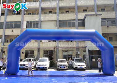 Arco inflável azul do medidor do PVC 9,14 x 3,65 do pórtico inflável para a propaganda do evento fácil de limpar