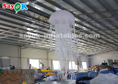 1.5m que incandescem com as 16 medusa de suspensão infláveis das cores para o negócio alugado