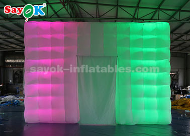 Barraca inflável do ar da barraca 5*5*3.5m do ar de Outwell multi - o diodo emissor de luz colorido ilumina-se para o banquete de casamento