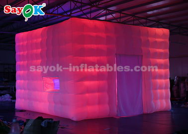 Barraca inflável do ar da barraca 5*5*3.5m do ar de Outwell multi - o diodo emissor de luz colorido ilumina-se para o banquete de casamento