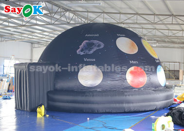 Portable de 6m barraca inflável da abóbada do planetário de 360 graus para o museu de ciência