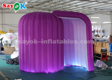 O caracol inflável da barraca do partido dá forma ao cerco inflável da cabine da foto da luz do diodo emissor de luz para a promoção