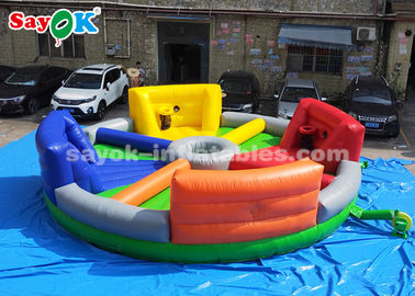 Jogo inflável gigante dos jogos 8*8m Chow Down Inflatable Hungry Hippos para o jogo das crianças e dos adultos