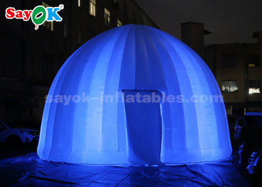 Barraca exterior inflável diodo emissor de luz de 8 medidores que ilumina a barraca inflável da abóbada do ar para o evento da promoção