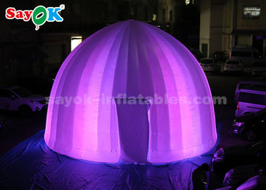 Barraca exterior inflável diodo emissor de luz de 8 medidores que ilumina a barraca inflável da abóbada do ar para o evento da promoção
