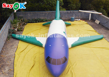 Produtos infláveis feitos sob encomenda de ROHS, modelo inflável do avião do PVC de 10 medidores para a exposição da exposição