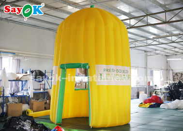 Limonada inflável Juice Kiosk For Amusement Parks de pano exterior inflável de Oxford da elevação da barraca 4m