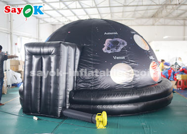 Abóbada inflável completa do planetário da impressão 4m para o ensino da astronomia da escola