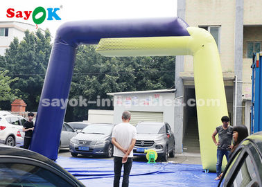 Arco inflável da entrada de encerado inflável feito sob encomenda do PVC do arco 7.6*4.9mH para eventos/propaganda