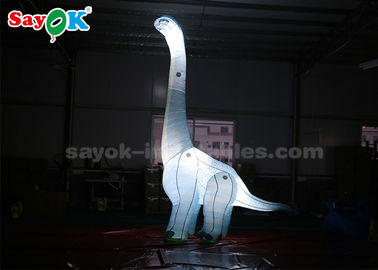 Dinossauro inflável dos personagens de banda desenhada da tela 4mH de Oxford com luz do diodo emissor de luz
