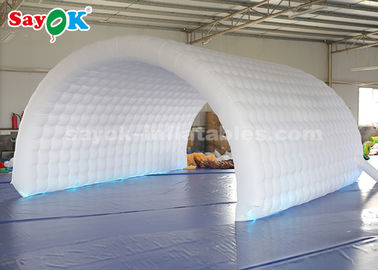 Tenda de ar de entrada branca de esportes Tenda de ar inflável fácil de limpar e transportar