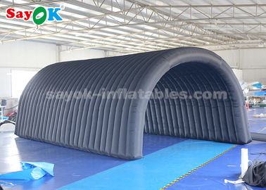 Do preto inflável de pano da barraca 210D Oxford do ar barraca inflável do túnel para a exposição/promoção
