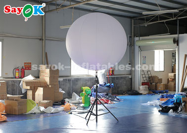 Balão inflável do tripé do diodo emissor de luz com halogênio ou luz do RGB para a propaganda do evento