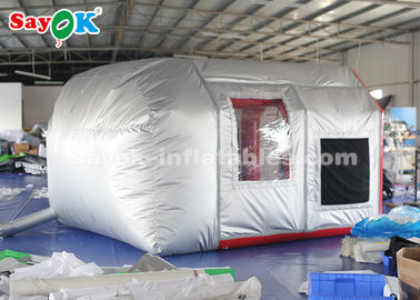 Tenda de automóvel inflável Tenda de ar inflável móvel para estacionamento de automóveis Estação de trabalho com sistema de filtro
