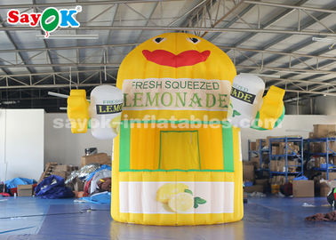 Cabine inflável da limonada da barraca do ar da barraca inflável do trabalho grande com mãos e ventilador de ar para o parque de diversões