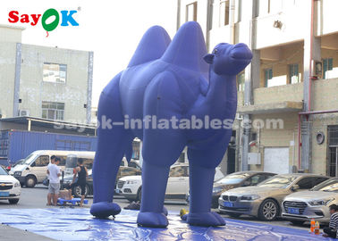 Escuro - personagens de banda desenhada infláveis azuis para a propaganda exterior/camelo inflável gigante