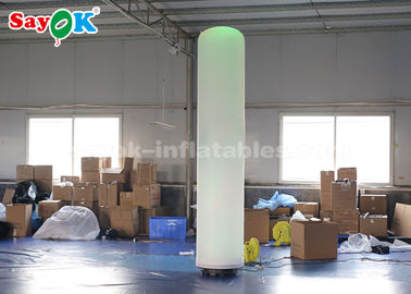 coluna inflável de pano 190T de nylon com iluminação do diodo emissor de luz para a decoração do festival