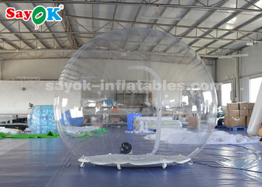 Da barraca inflável clara do ar da barraca material 3m inflável transparente do PVC do retardador 0.6mm não - chama tóxica -