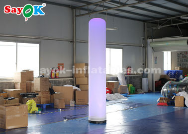 coluna inflável do tubo de 2.5m com ventilador de ar e controlador remoto para o casamento