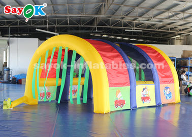 Barraca inflável do ar do arco-íris móvel inflável da barraca da jarda para a barraca do arco do partido/explosão