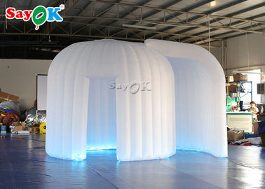 Cabine inflável branca 4*3*2.4m da foto da cabine da foto do Natal com ventilador de ar e o controlador remoto
