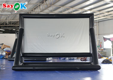 Projeção traseira inflável móvel de tela de filme da tela grande inflável com o ventilador fácil levar