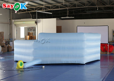 Jogos infláveis infláveis do ventilador de ar de Gaga Ball Pit With Electric dos jogos dos esportes de pano de Oxford para crianças