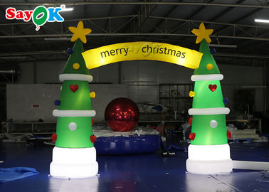 Arco inflável 4*3.2mH da árvore de Natal das decorações do feriado de ROHS