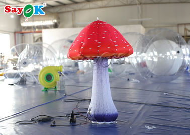 Controlo a distância inflável gigante da lâmpada da noite do cogumelo da decoração de uma iluminação de 1 medidor