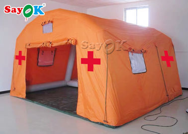 barraca médica inflável de encerado inflável do PVC da prova de fogo da barraca da emergência/barraca médica do relevo