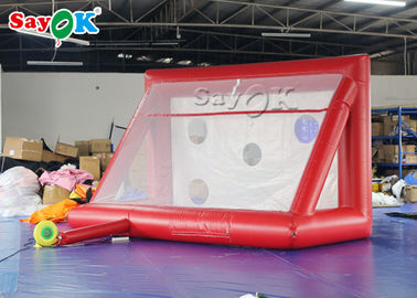 Jogos dos esportes da corte inflável do futebol/corte infláveis portáteis futebol de Mini Inflatable Soccer Door Outdoor