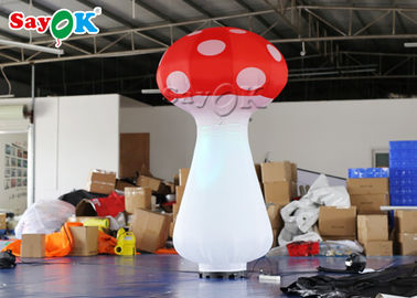 Modelo inflável do cogumelo do diodo emissor de luz do costume para a decoração do evento/partido