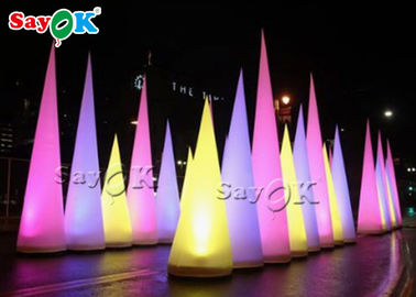 Decoração da iluminação/cone infláveis atrativos da explosão para o Natal