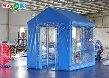 Barraca médica inflável inflável da barraca 3x2.5x3M Waterproof Anti Virus do quadro hermética com bomba de ar