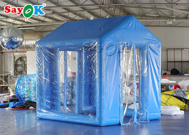 Barraca médica inflável inflável da barraca 3x2.5x3M Waterproof Anti Virus do quadro hermética com bomba de ar