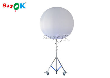Decoração inflável impermeável da iluminação/bola inflável do tripé