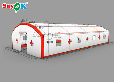 Cofre forte e bens médicos infláveis móveis feitos sob encomenda da barraca do canal da desinfecção da barraca da barraca inflável do ar