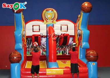 Jogos de partido infláveis infláveis gigantes das aros de basquetebol do jogo comercial engraçado do tiro do basquetebol para adultos