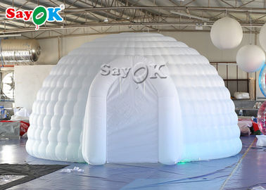 Barraca inflável do ar do iglu branco gigante