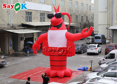 Balões de publicidade infláveis Animais marinhos Rabo 7M Lobster inflável