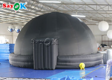360 barraca inflável preta portátil do planetário da projeção 5/6m da abóbada