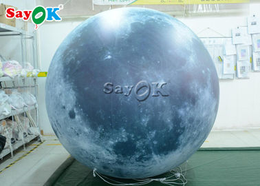 A jarda conduziu o balão inflável da lua da iluminação 3m