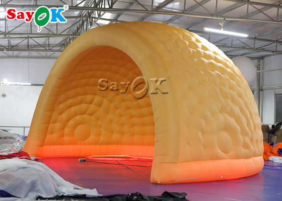 Tenda inflável de domo ROHS Parques de diversões 6m LED Tenda de domo de ar inflável