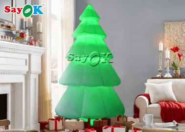 O pano de nylon conduziu o ornamento inflável claro da árvore de Natal