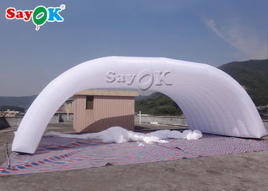 Barraca de acampamento inflável Shell Shape Stage Tent inflável interna de costura dobro