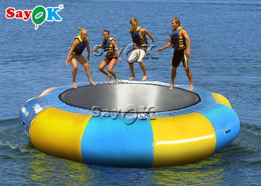 Saturn Water Toy 5m Adult Inflatable Water Trampoline Para Jogos de Parque Aquático