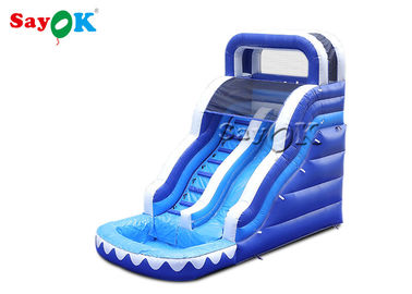 Slide inflável comercial adulto e criança dupla pista inflável Slide e Slide com piscina
